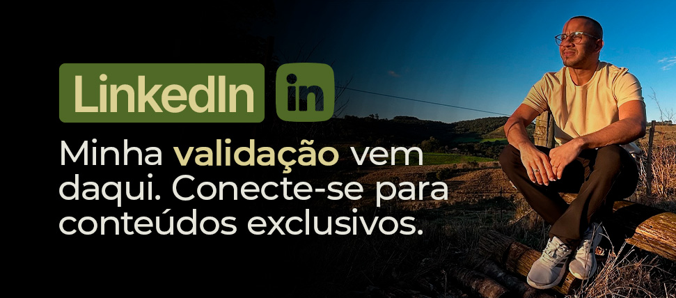 Banner Sidney Lima no LinkedIn convidando empreendedores a assinarem conteúdos exclusivos sobre Criação de Conteúdo, Marketing Digital, SEO, branding e estratégias de crescimento.