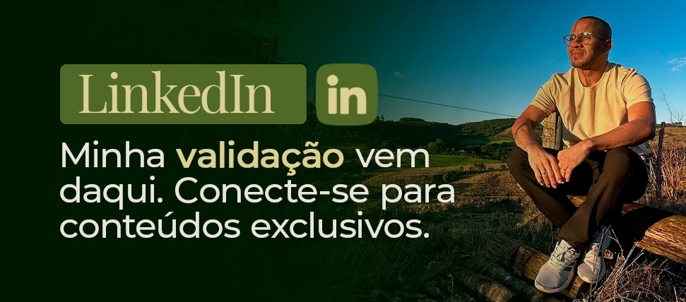 Banner Sidney Lima no LinkedIn convidando empreendedores a assinarem conteúdos exclusivos sobre Criação de Conteúdo, Marketing Digital, SEO, branding e estratégias de crescimento.